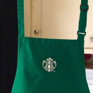 Starbucks barista green apron
